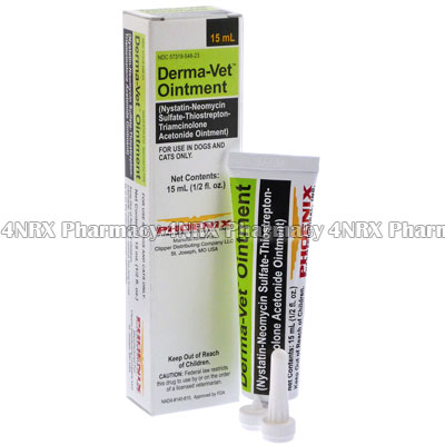 Derma-Vet Ointment (Nystatin/Neomycin Sulfate/Thiostrepton/Triamcinolone Acetonide)