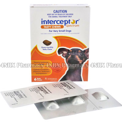 Interceptor Spectrum Tasty Brown (Milbemycin Oxime/Praziquantel)