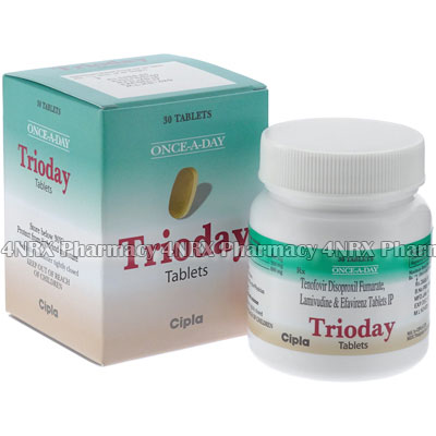 Trioday (Tenofovir Disoproxil Fumarate/Lamivudine/Efavirenz)