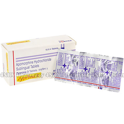 Zyprima 3 (Apomorphine HCL)