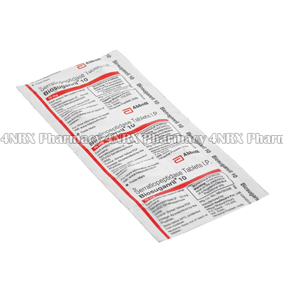 Biosuganril 10 (Serratiopeptidase) - 10mg (10 Tablets)2