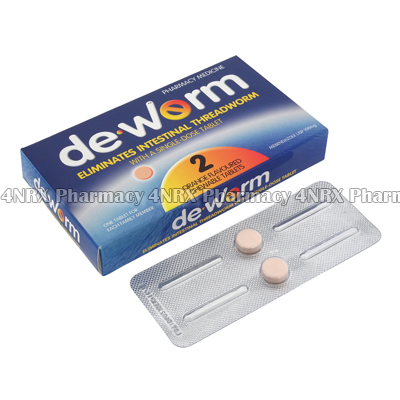 DeWorm (Mebendazole) - 100mg (2 Tablets)2