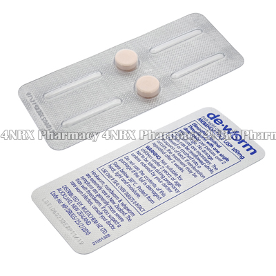 DeWorm (Mebendazole) - 100mg (2 Tablets)3