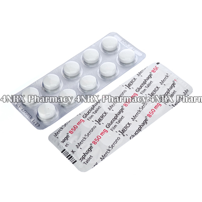 Glucophage Metformin 850mg