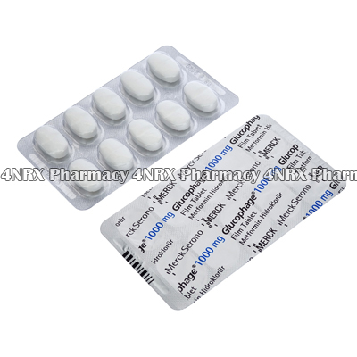 Glucophage Metformin Hydrochloride 1000mcg