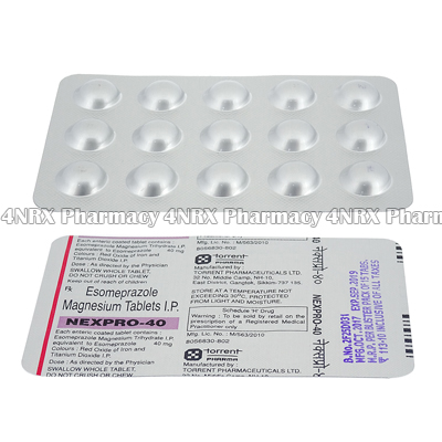 Nexpro (Esomeprazole Magnesium) - 40mg (15 Tablets)-image11