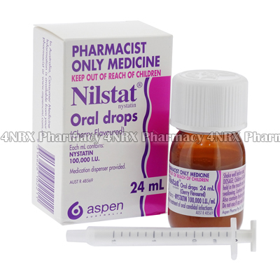 Nilstat Oral Drops (Nystatin) - 100,000 I.U. (24mL Bottle)1