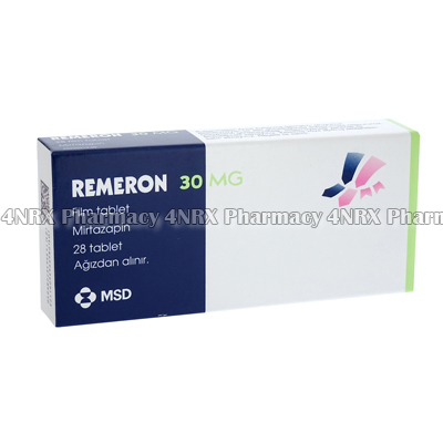 Remeron (Mirtazapine) - 30mg (28 Tablets)2