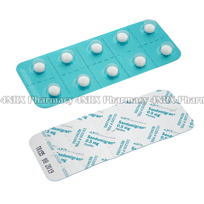 Sandomigran (Pizotifen Malate) - 0.5mg (100 Tablets)1