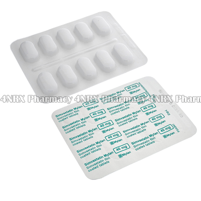 Simvastatin Mylan (Simvastatin) - 40mg (90 Tablets)2