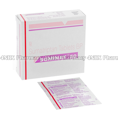 Suminat (Sumatriptan Succinate) - 50mg (1 Tablet)1