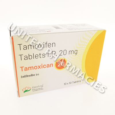Tamoxican 20 (Tamoxifen) - 20mg (10 x 10 Tablets)