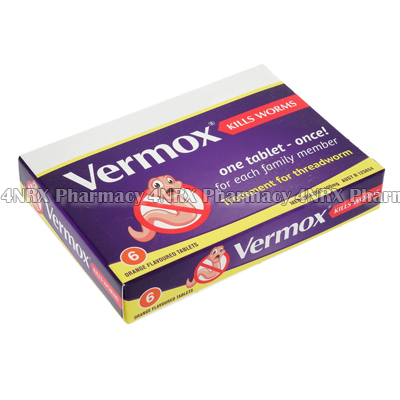 Vermox (Mebendazole) - 100mg (6 Tablets)1