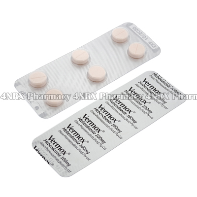 Vermox (Mebendazole) - 100mg (6 Tablets)2
