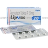 Lipvas (Atorvastatin Calcium) - 20mg (10 Tablets)